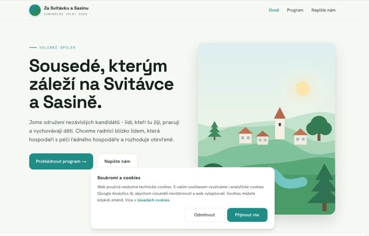 zasvitavku.cz — screenshot